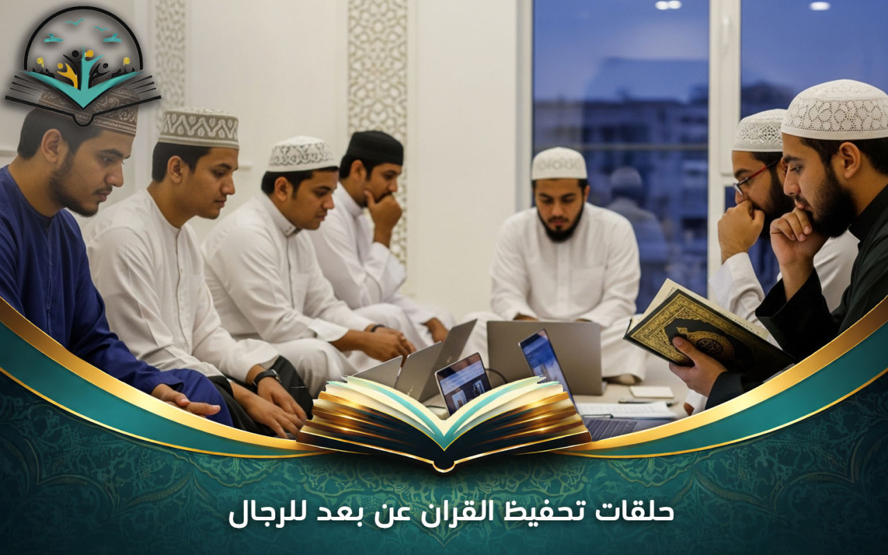 حلقات تحفيظ القران عن بعد للرجال | تعليم مرن ومتقن