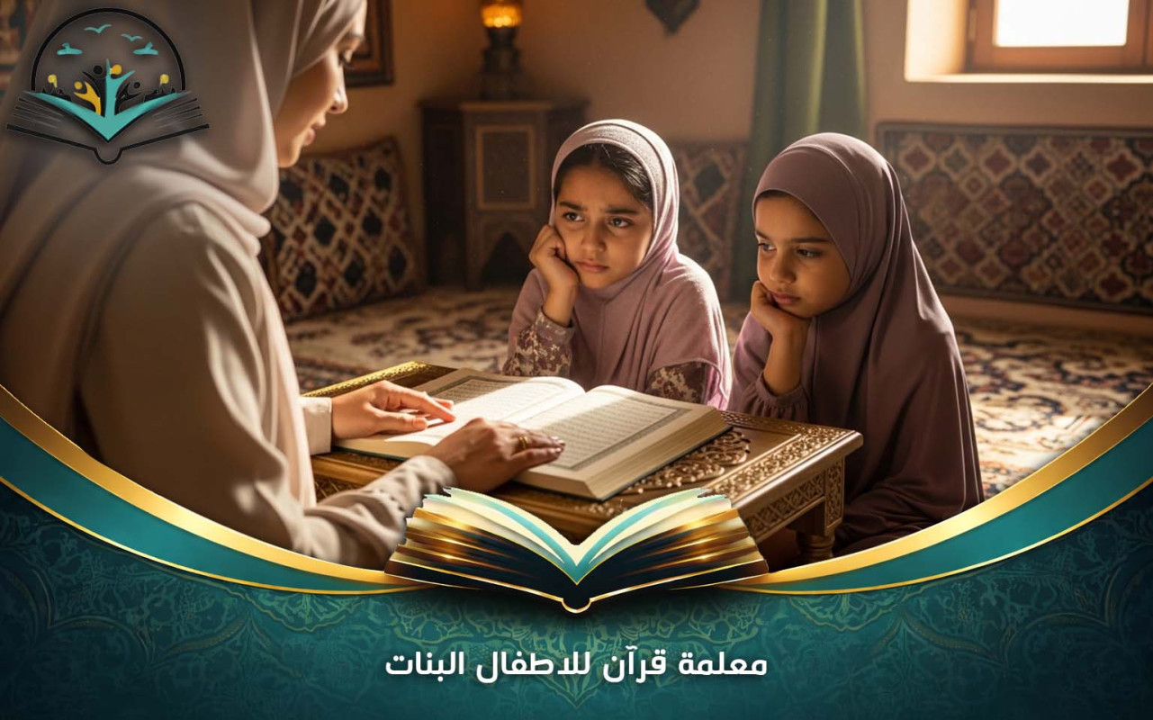 معلمة قرآن للاطفال البنات | دروس ممتعة للفتيات