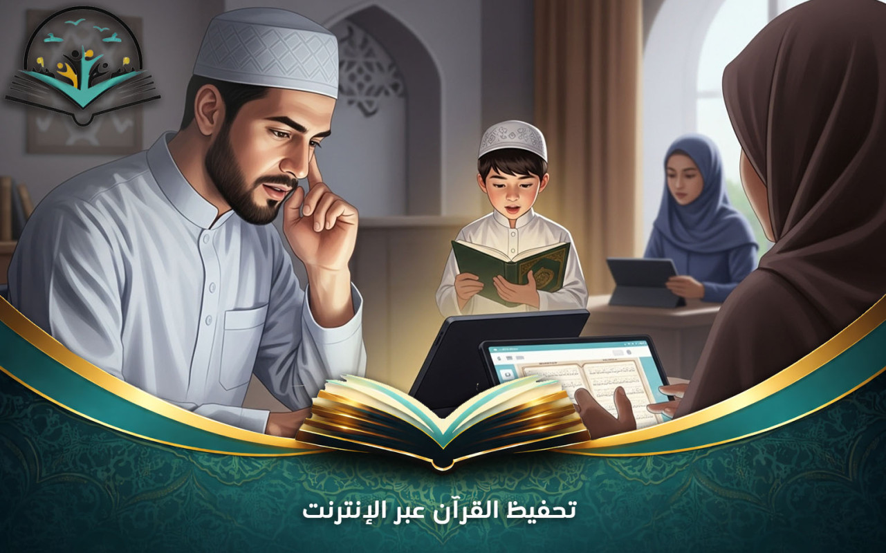 تحفيظ القرآن عبر الإنترنت | حفظ مباشر ومنظم