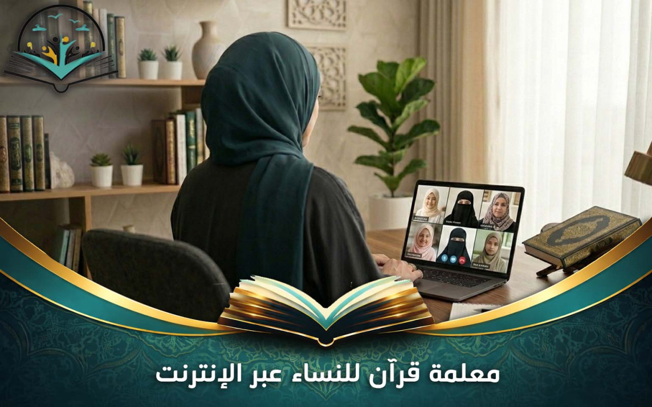 معلمة قرآن للنساء عبر الإنترنت | تعلم خاص وآمن