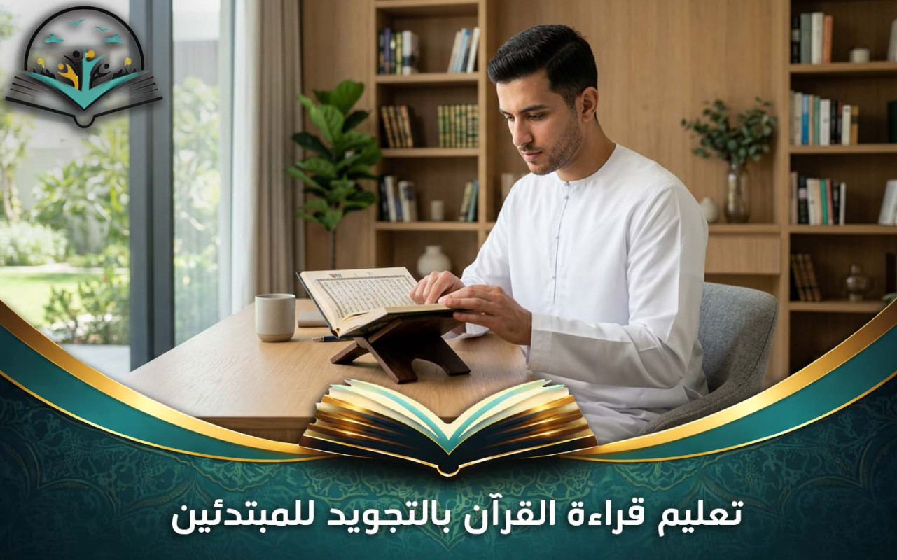 تعليم قراءة القرآن بالتجويد للمبتدئين خطوة بخطوة