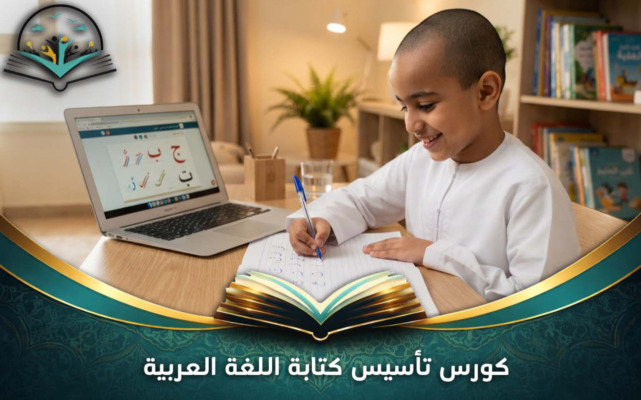 كورس تأسيس كتابة اللغة العربية خطوة بخطوة للمبتدئين